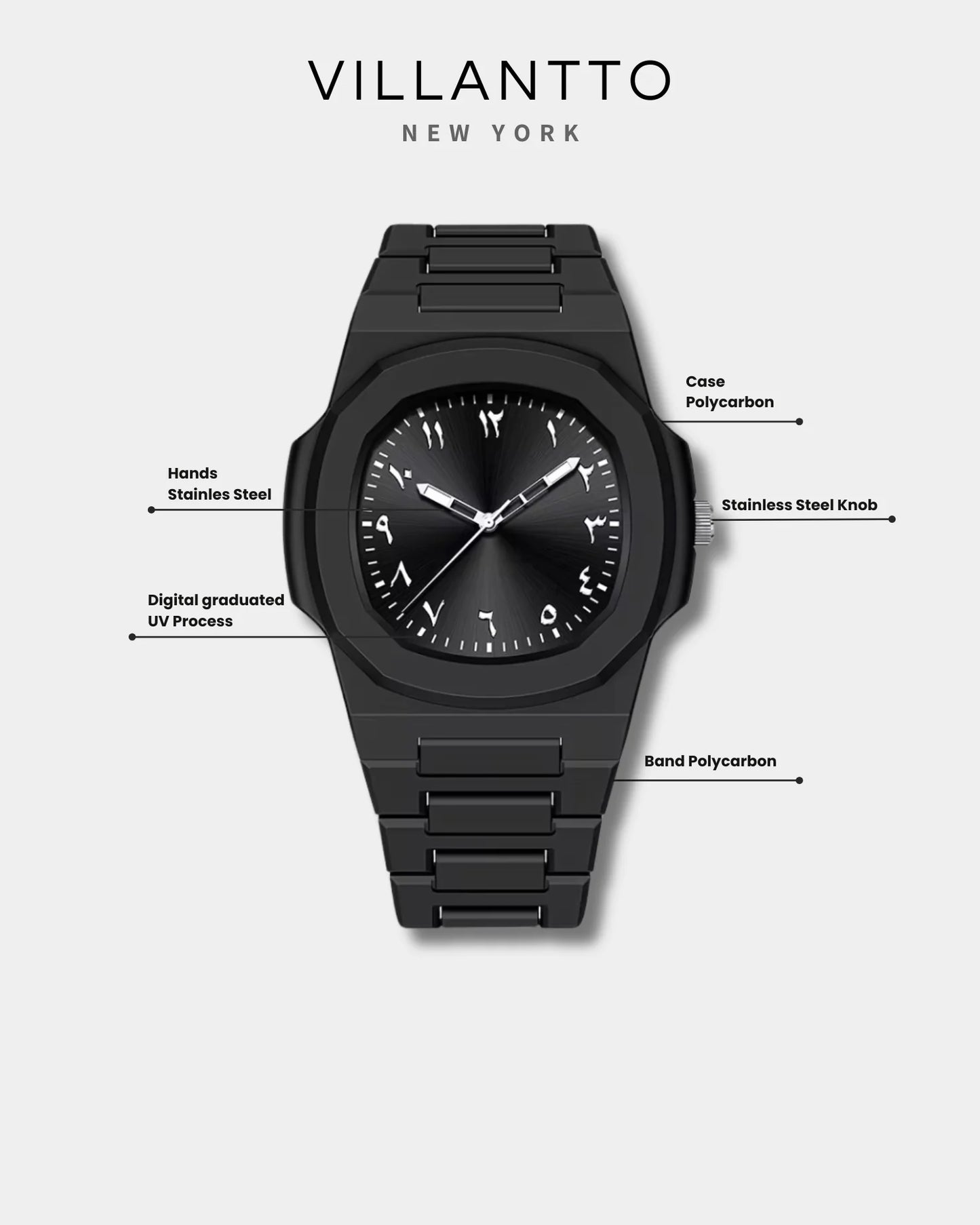 BLVCK NOVA ARABIC WATCH